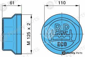 BPW PORYA KAPAĞI ECOPLUS : 03.212.24.25.0