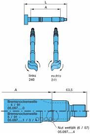 BPW ES MİLİ SOL 63,5CM/05.097.05.30.4