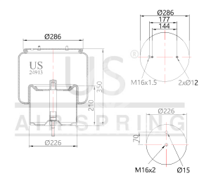 USMER 24913 K01 SÜSPANSİYON KÖRÜĞÜ KOMPLE