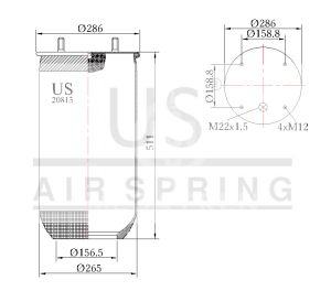 USMER 20813 P SÜSPANSİYON KÖRÜĞÜ LASTİK