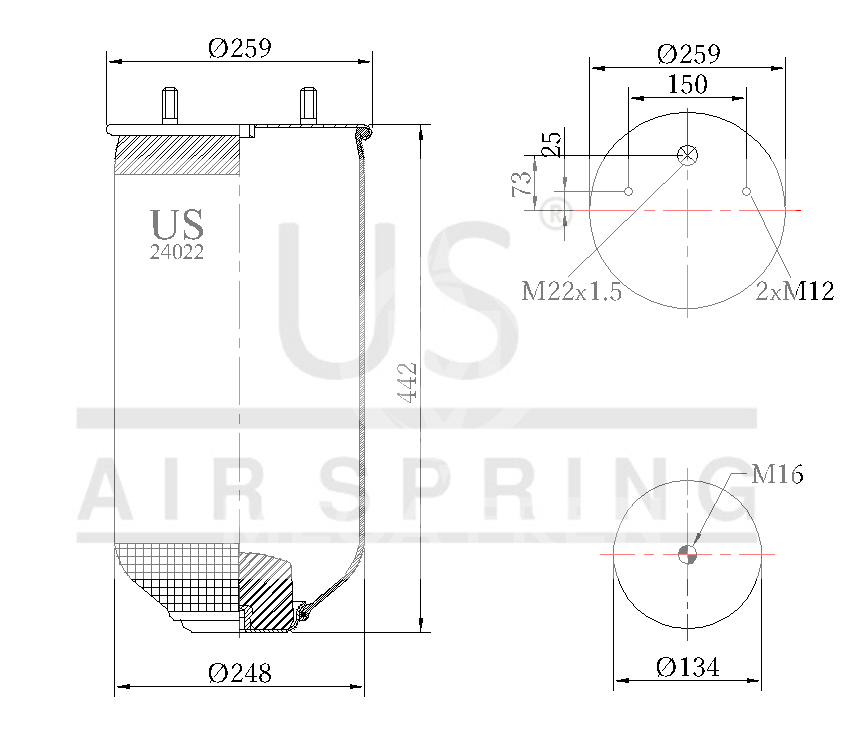 USMER 24022 P SÜSPANSİYON KÖRÜĞÜ SAF