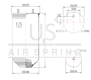 USMER 24022 P SÜSPANSİYON KÖRÜĞÜ SAF